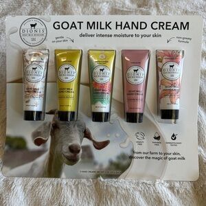 NWT Dionis Goat Milk Hand Cream Set of 5